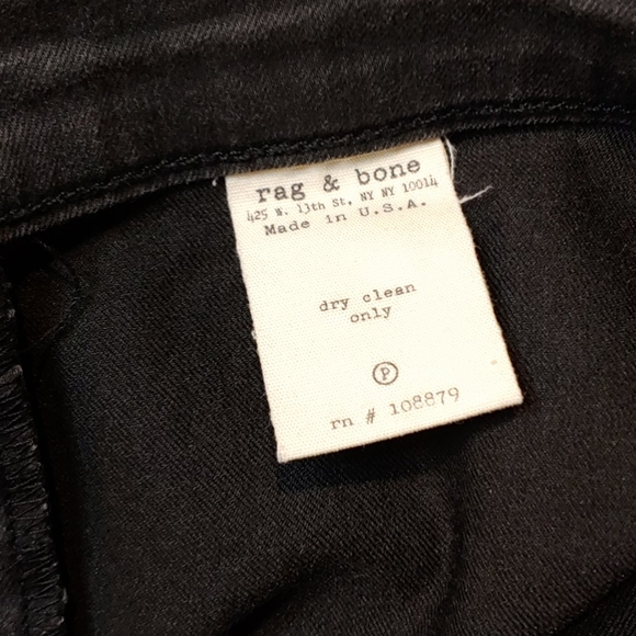 📣 FLASH SALE Rag & Bone Black skinny Jeans - Picture 8 of 9